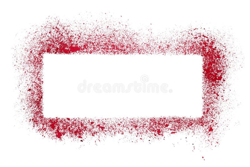 Red stencil frame stock illustration