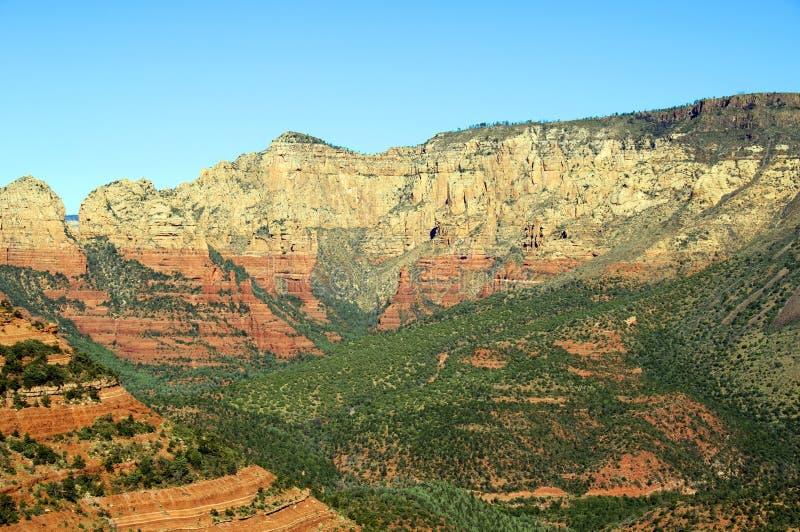 Red Stone Landscape of Sedona, in Arizona Stock Photo Image of