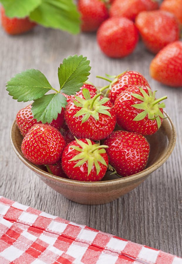 Red strawberries