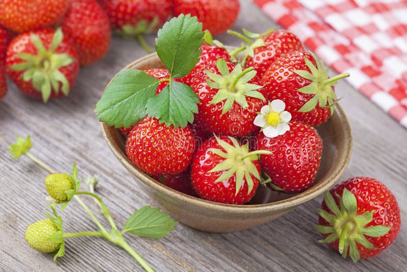 Red strawberries