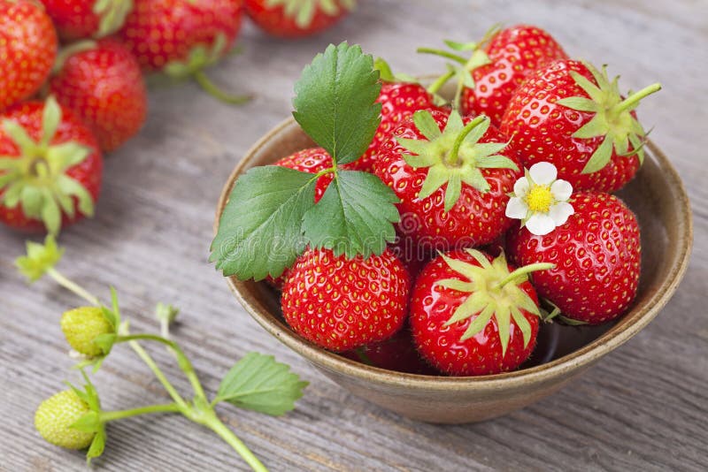 Red strawberries