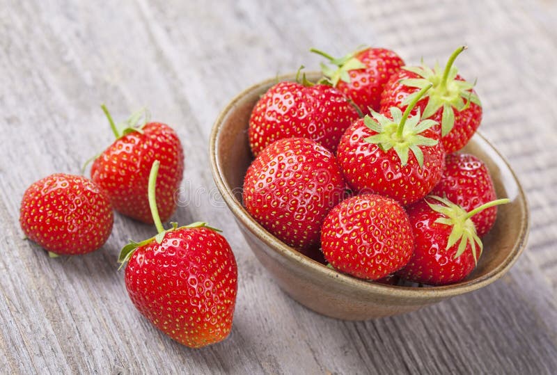 Red strawberries