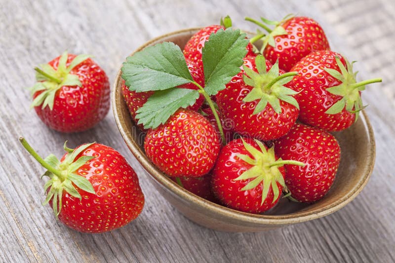 Red strawberries