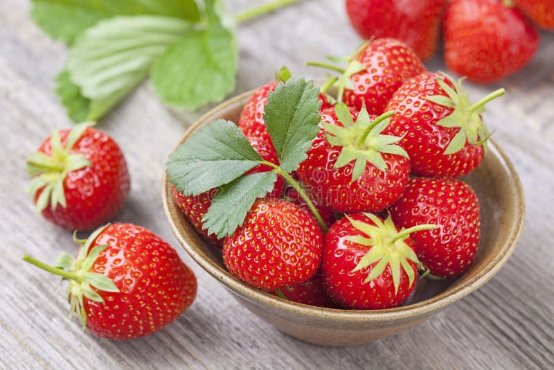 Red strawberries