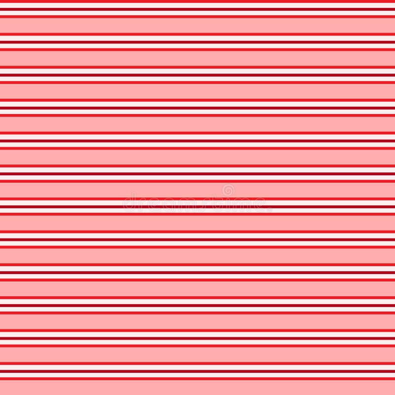 Red stripe seamless pattern royalty free illustration
