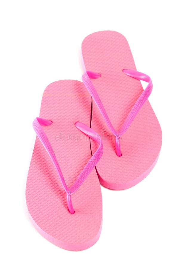 Purple Flip Flops stock image. Image of pair, fashion - 7174483