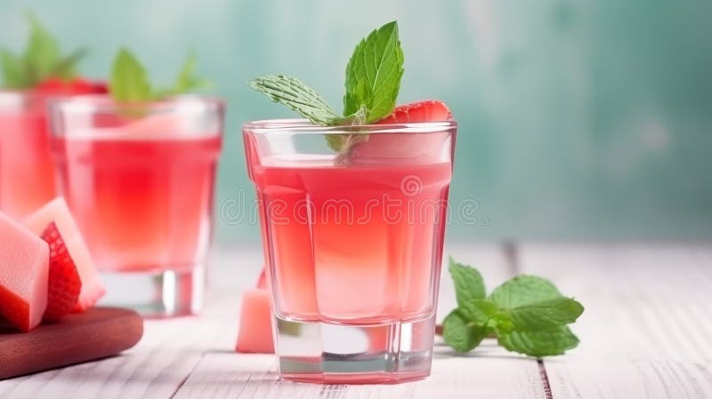 Shot Glasses Green, Pink or Red