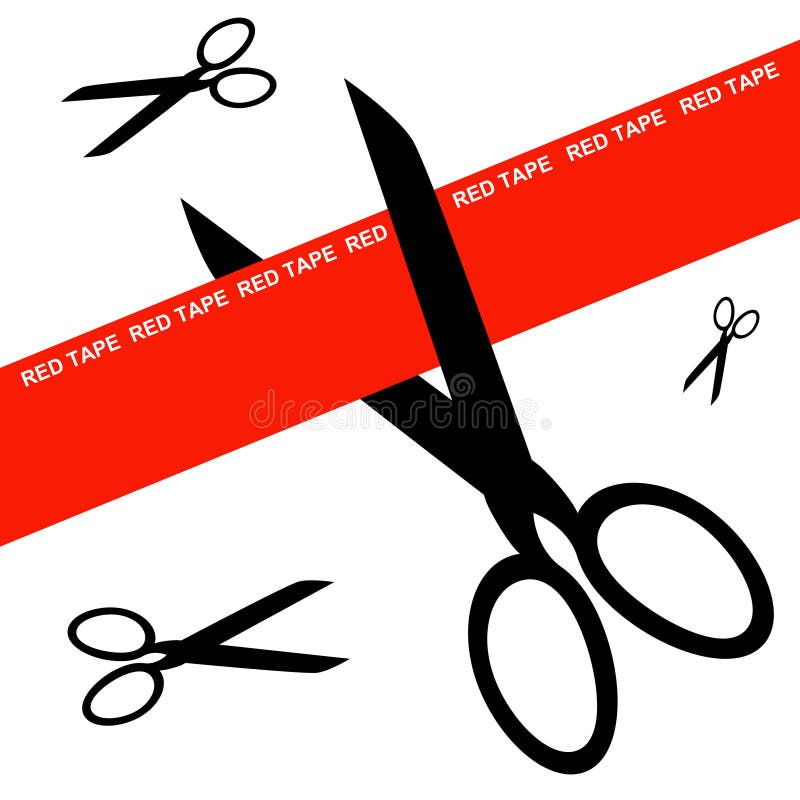 Red tape stock illustration. Illustration of bureaucracy 15760738