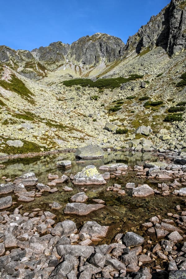 Red tarn, High Tatras mountains, Slovakia