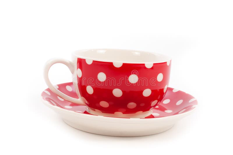 Red tea cup