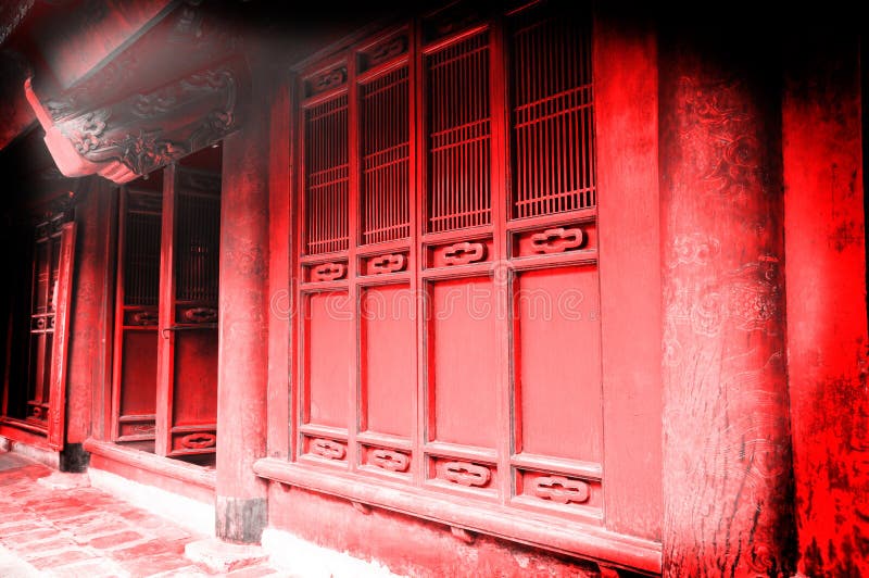 Red Temple Doors