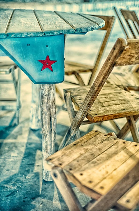 Red Texas Star on Blue Background stock photos