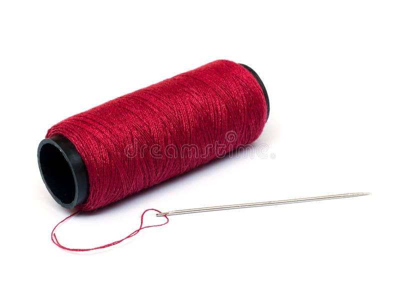 Spool Red Thread Needle Stock Images - Download 5,091 Royalty Free Photos