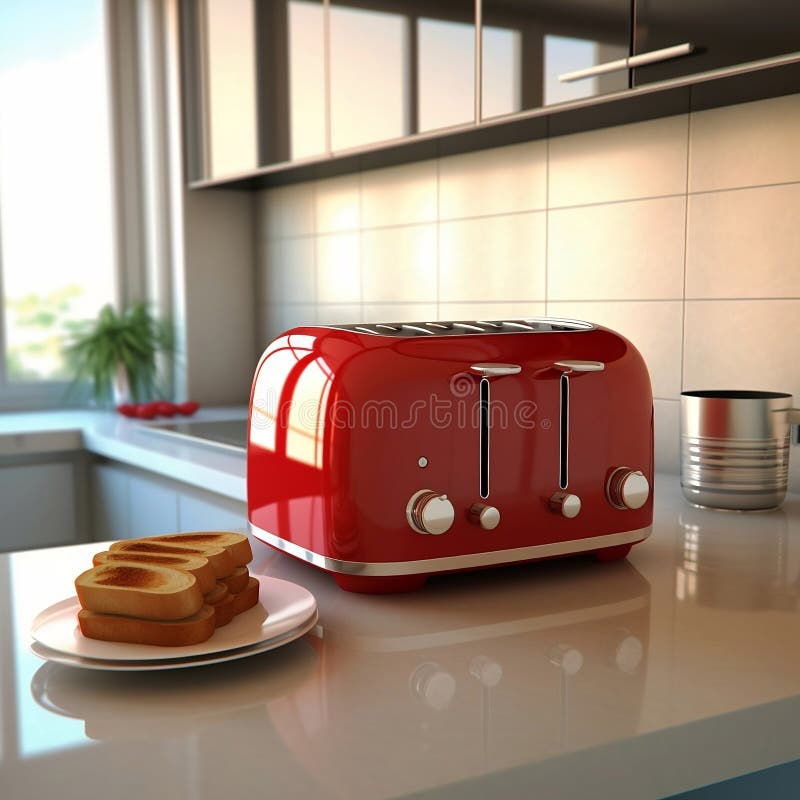 Toaster Kitchen Counter Stock Illustrations 186 Toaster Kitchen Counter Stock Illustrations