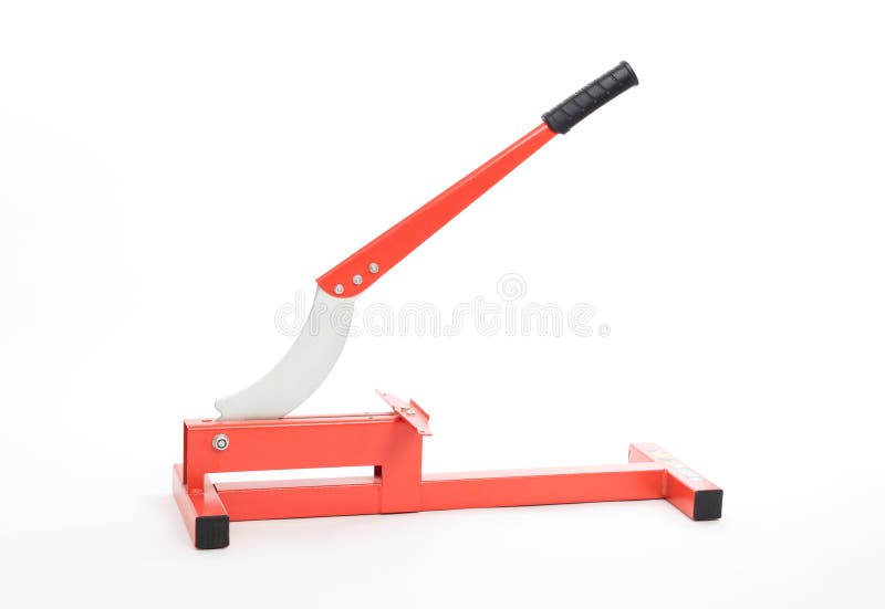 Red Tool for Cutting Laminate Stock Photo Image of manual, parquet 106673622