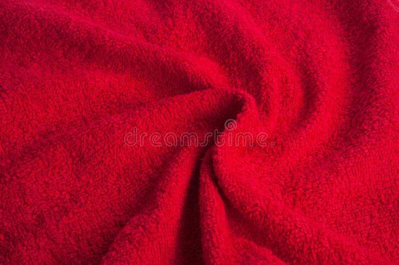 Red towel texture