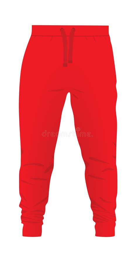 red tracksuit pants