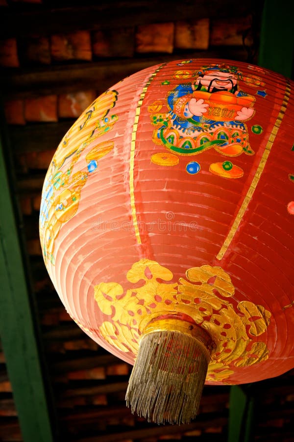 Red Traditional Chinese Lantern Stock Photo Image of lantern, light