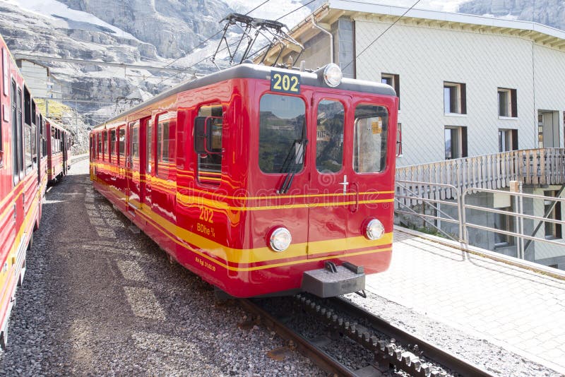 Red Train of Jungfraubahn