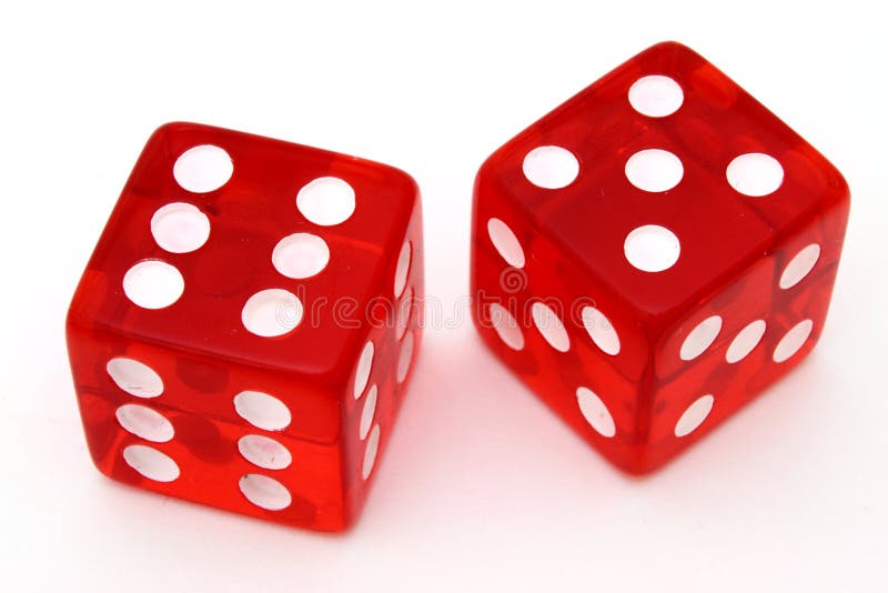 Red tricky dice