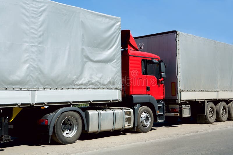 Red truck