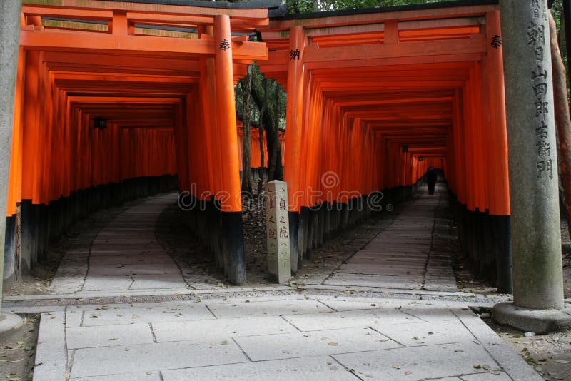 Red Tunnel, Japan stock photo. Image of japan, kyoto 13598082
