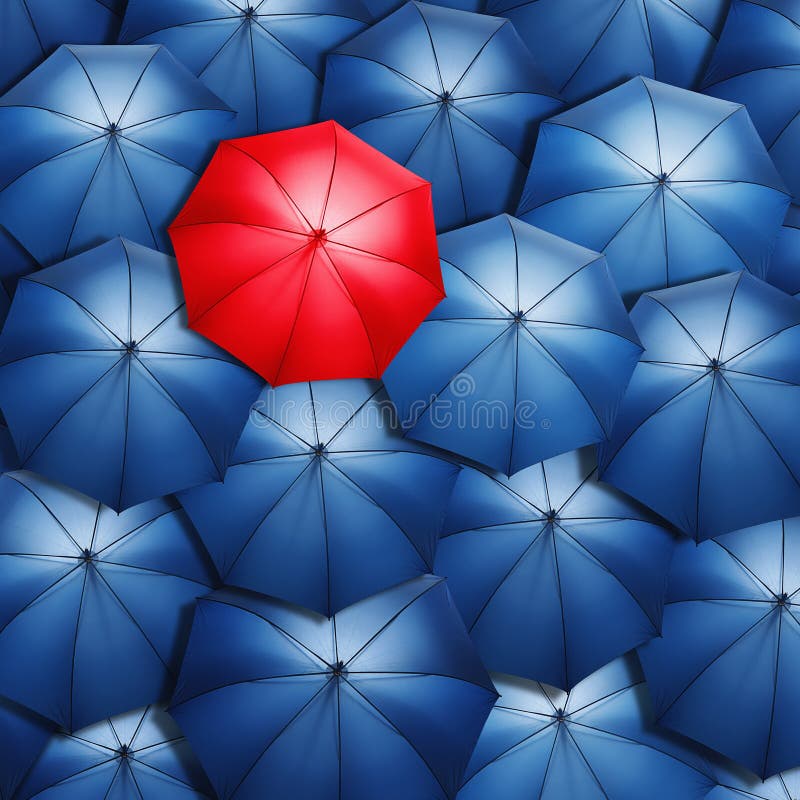 Red umbrella stock photo. Image of blue, open, view, single 11620898