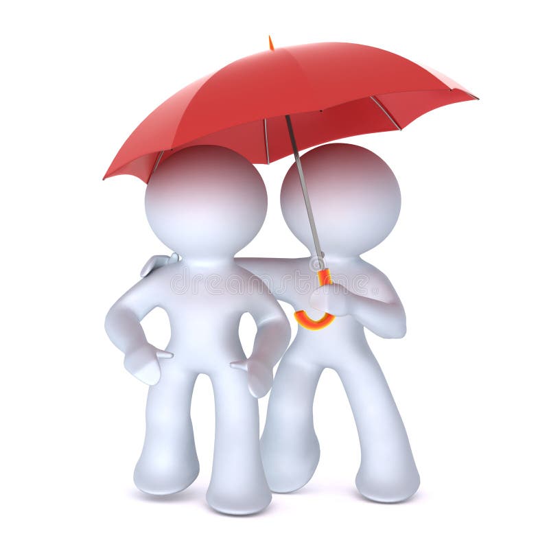 Umbrella Friend Stock Illustrations 1,863 Umbrella Friend Stock