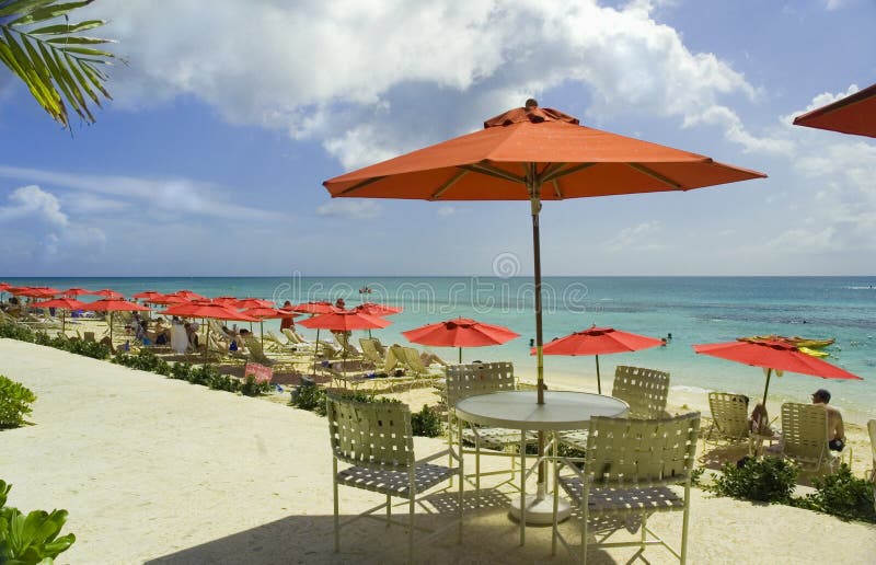 Red Umbrella Beach