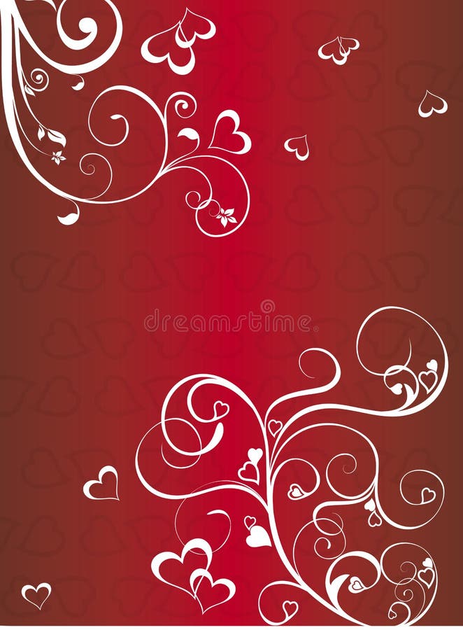 Red Valentine s background