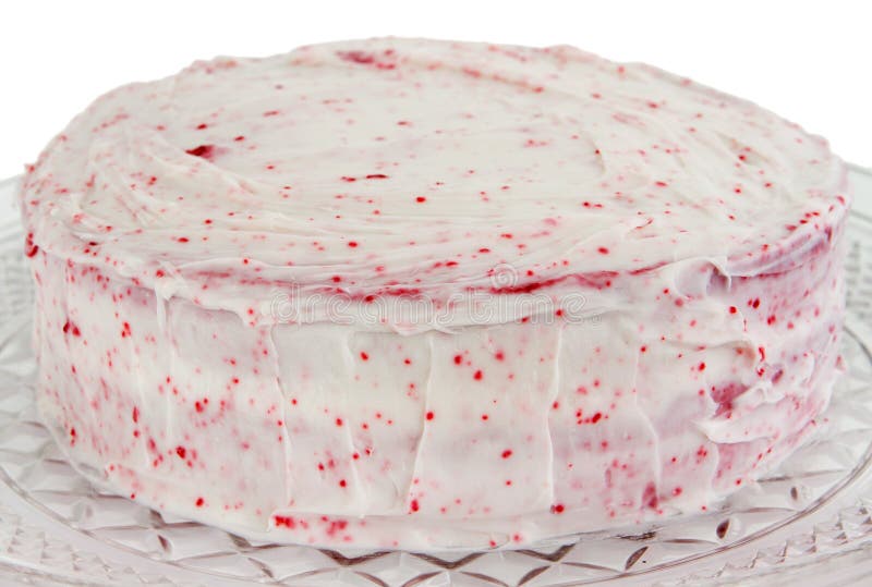 Red velvet cake stock image