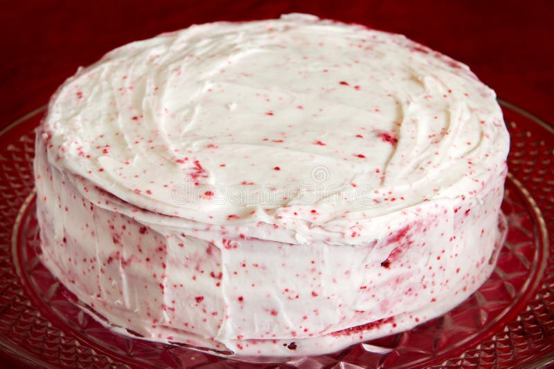 Red velvet cake royalty free stock photo