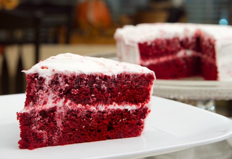 Red velvet cake royalty free stock images