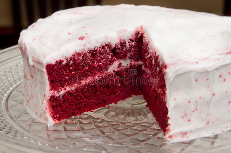 Red velvet cake royalty free stock image