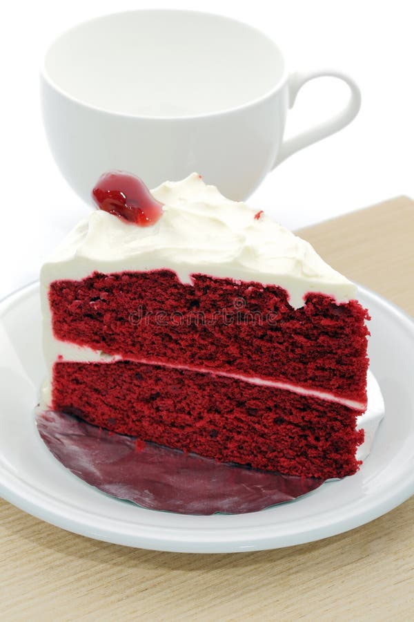 Red velvet cake royalty free stock photos