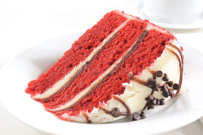 Red velvet cake royalty free stock images