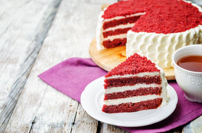 Red velvet cake stock photo Red velvet cake stock photo