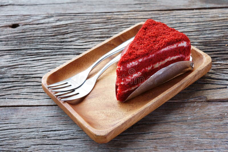 Red Velvet Cake stock photography
