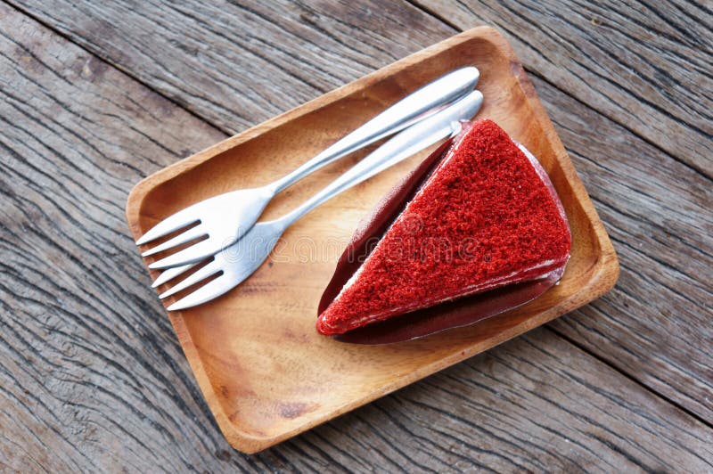 Red Velvet Cake stock photography