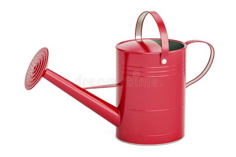 Hand Water Pump with Galvanized Bucket. 3D Rendering Stock Illustration ...