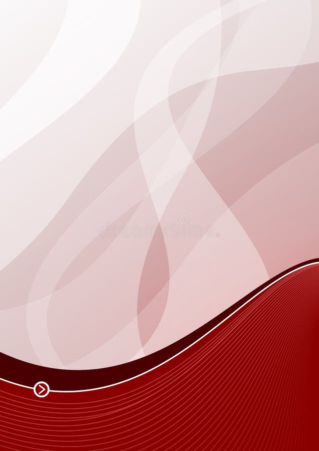 Red Wave Background Portrait Stock Illustration - Illustration of