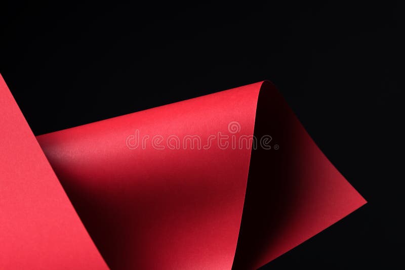 Red and Black Paper for Crafts Idea Stock Photo - Image of idea