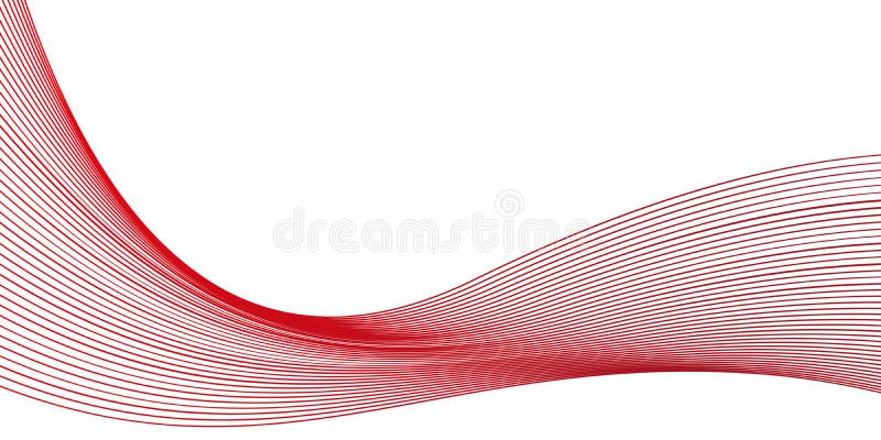 Abstract red wavy background wallpaper Royalty Free Vector