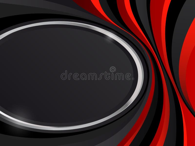Red Wavy Corporate Abstract Background. Stock Vector Illustration of
