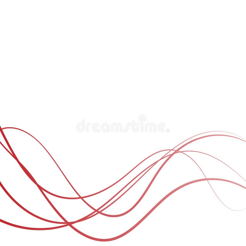 Wavy Lines Seamless Vector Pattern Background. Large Entwined Hand ...