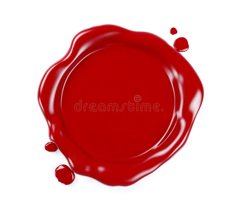 picture Transparent Background Wax Seal Png red wax seal isolated white stock