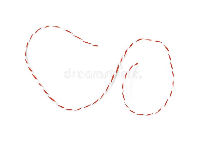 Red White Twine Stock Photo 94234471