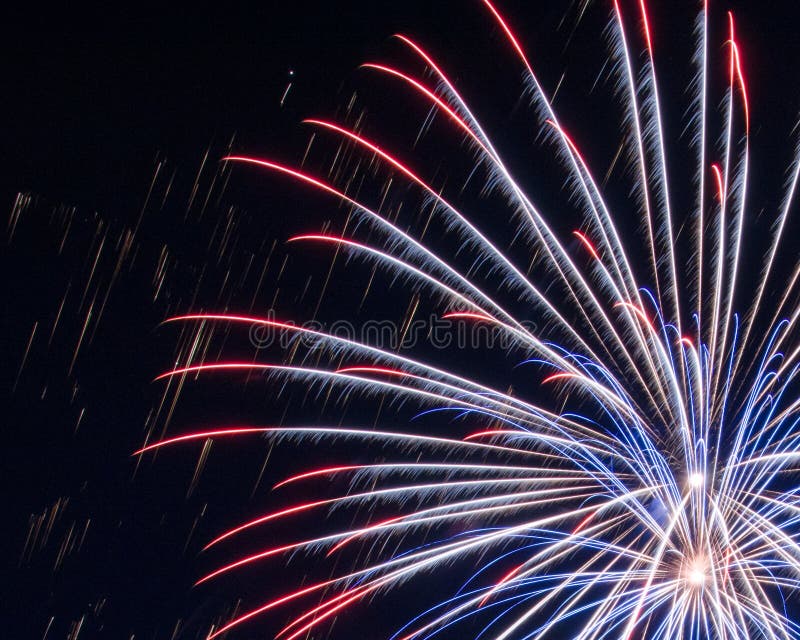 Red, White and Blue Fireworks