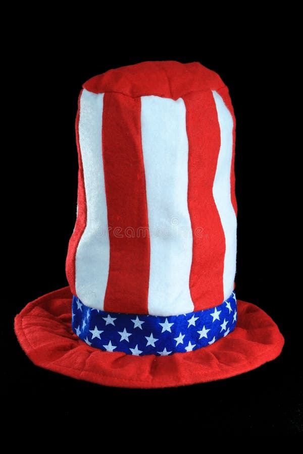 Red, white and blue hat stock image. Image of felt, united - 5403411