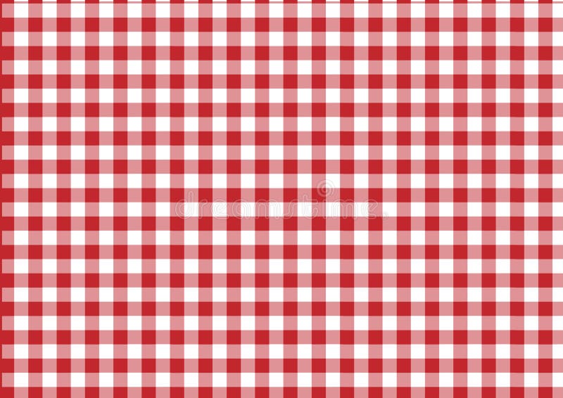 Red & white fabric stock illustration